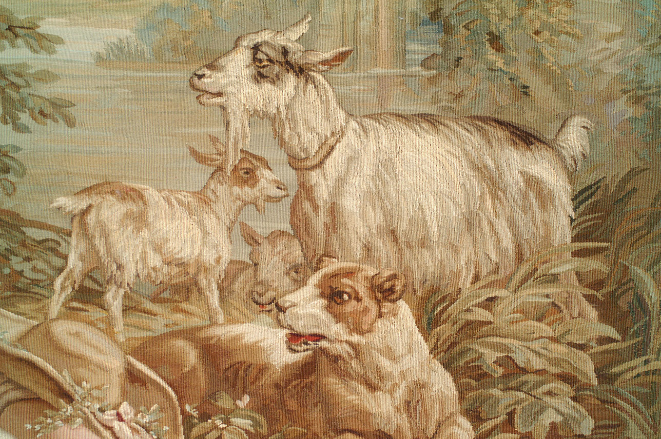 Detail (animals) - lower right of tapestry