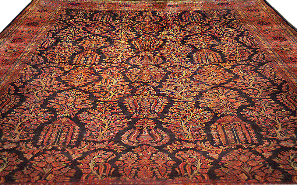 Antique Persian Kashan Rug - Nejad Rugs #223944