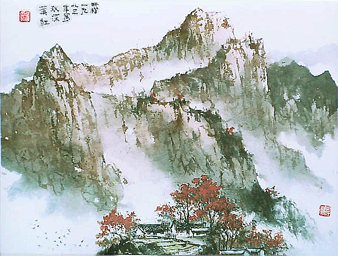 The protege of China's most important painter
Xu Beihong, Lu Kaixiang was the first head of
the China Art Council under Chairman Mao.
Lu's artworks, consisting of mostly dramatic
landscape paintings, are on display throughout
China and have been exhibited in the United
States as well.