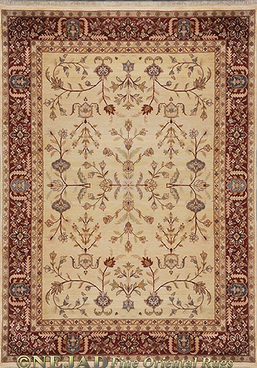 Nejad Signature Masterpiece Rug Collection
#M023GOBR Tabriz All-over Pattern

 M023 - Gold / Burgundy