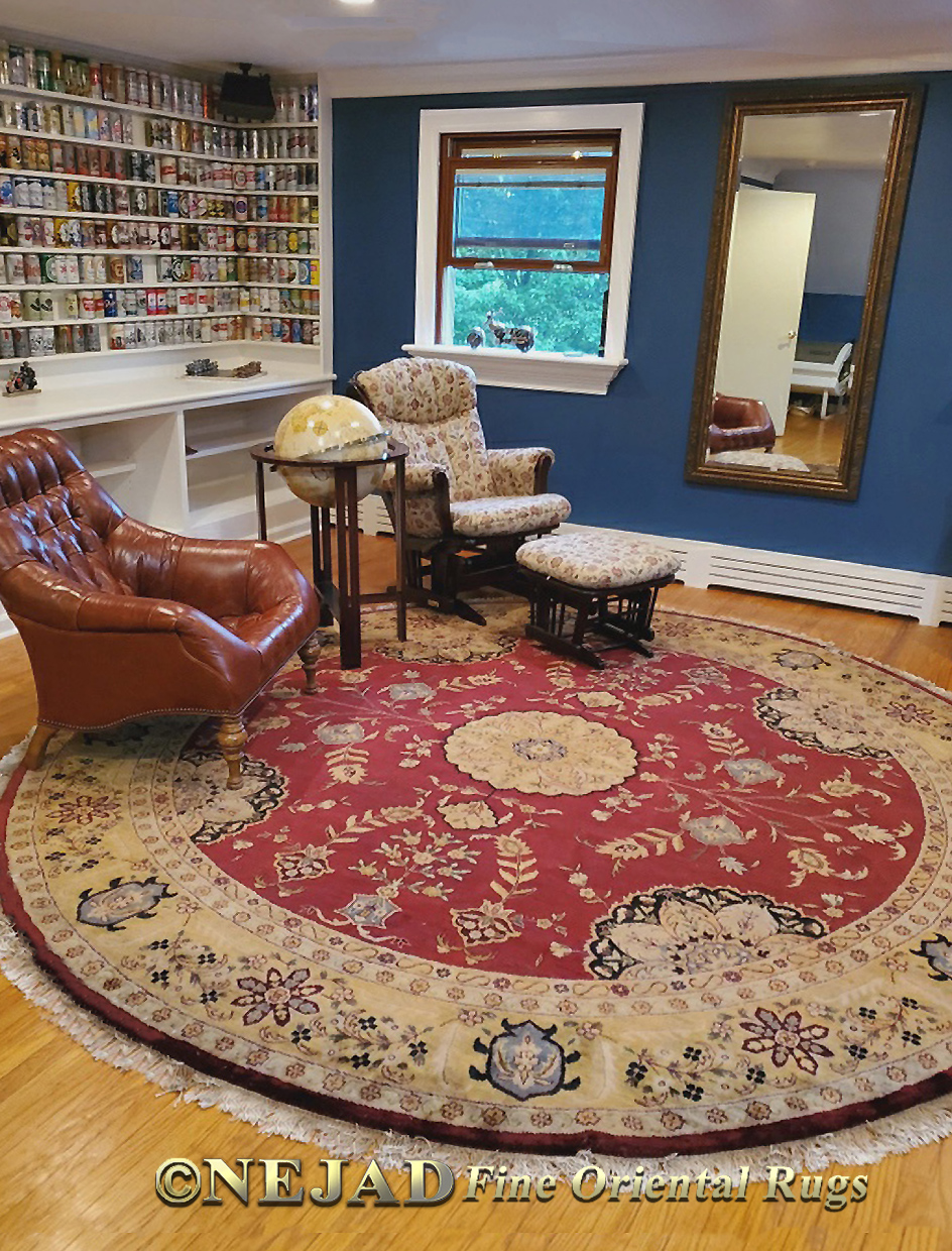 round Tabriz rug 22259 - sold