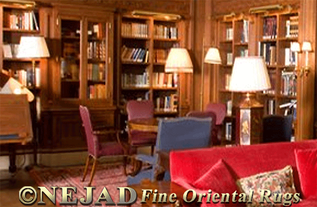 Nejad's M010MTRT Baktiari in New Hope Pennsylvania Client's Arts & Crafts 
         Style Home Library
