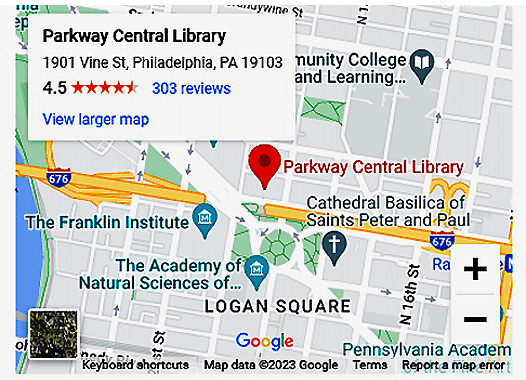 Philadelphia Public Library Map