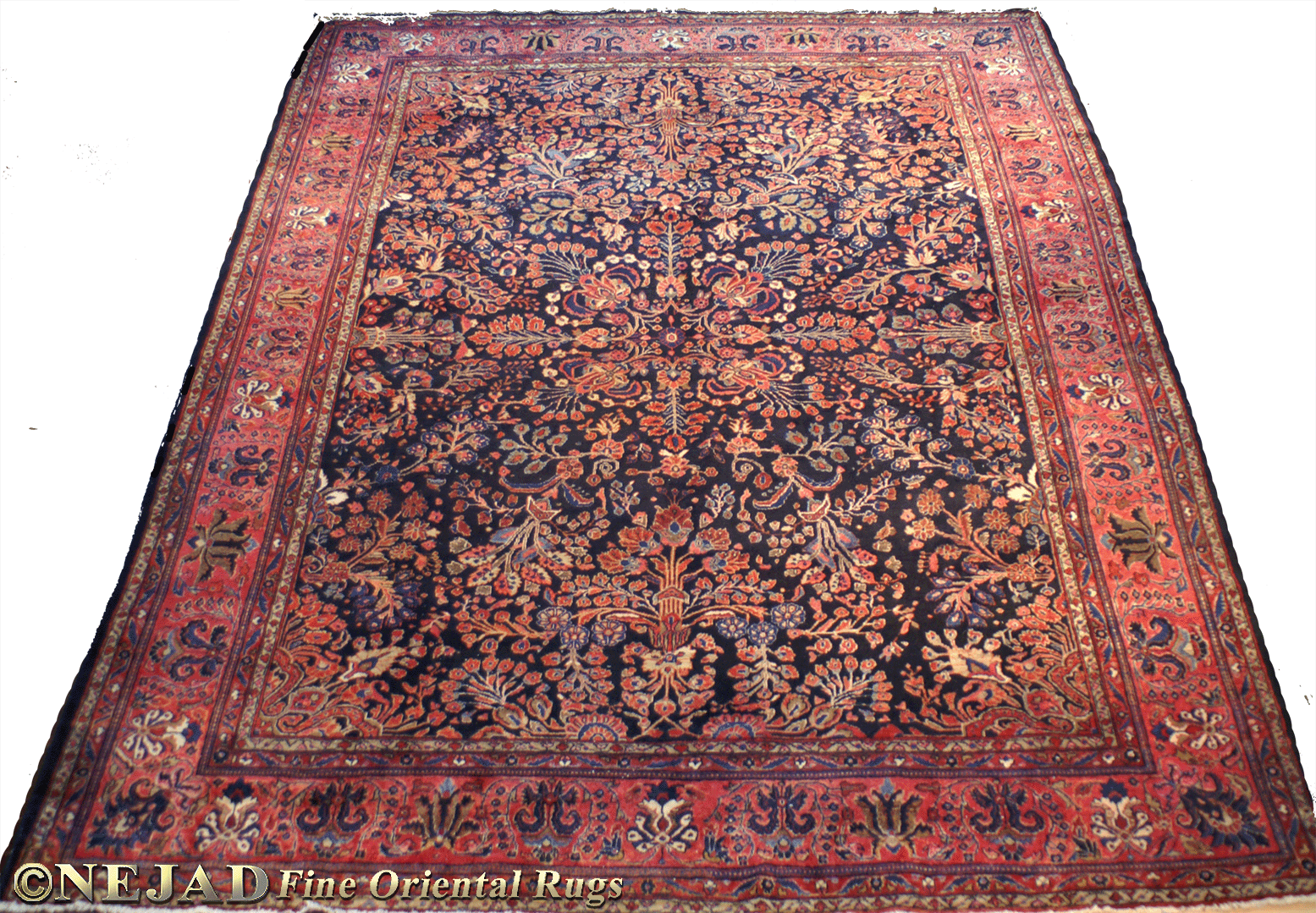 Antique Persian Sarouk Rug - Nejad Rugs #987588