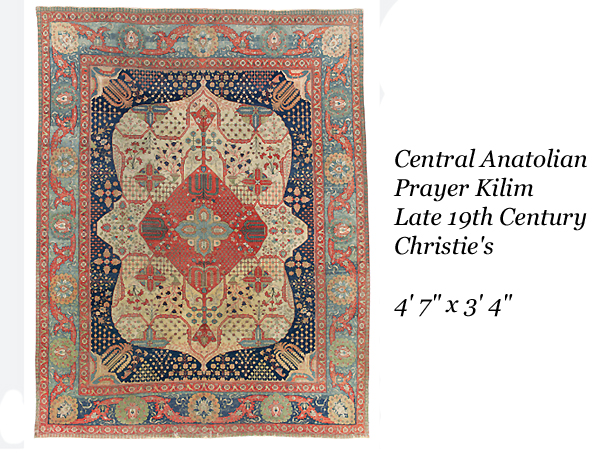 Central Anatolian Prayer Kilim