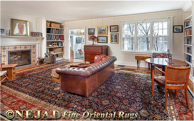 Nejad M006 Mahal Rug in Living Room