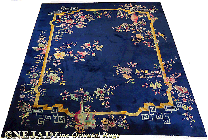 Antique Chinese Art Deco Rug - c. 1920 8' 9