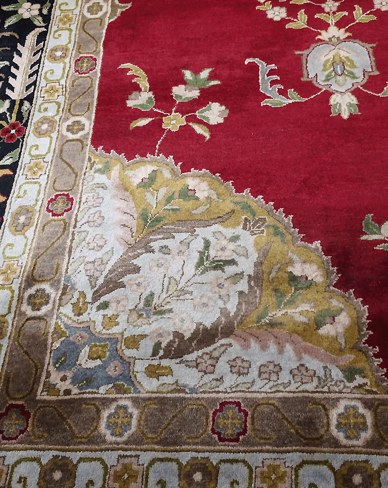 Nejad #M022BRBK 12' x 18' Signature Masterpiece Rug with Medallion - Corner Spandrel and Border