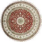  Gallery Round Rugs - Oersian Tabriz 