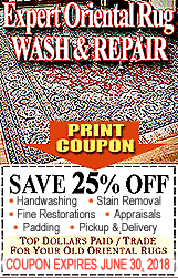 Expert Oriental Rug Wash & Repair Coupon