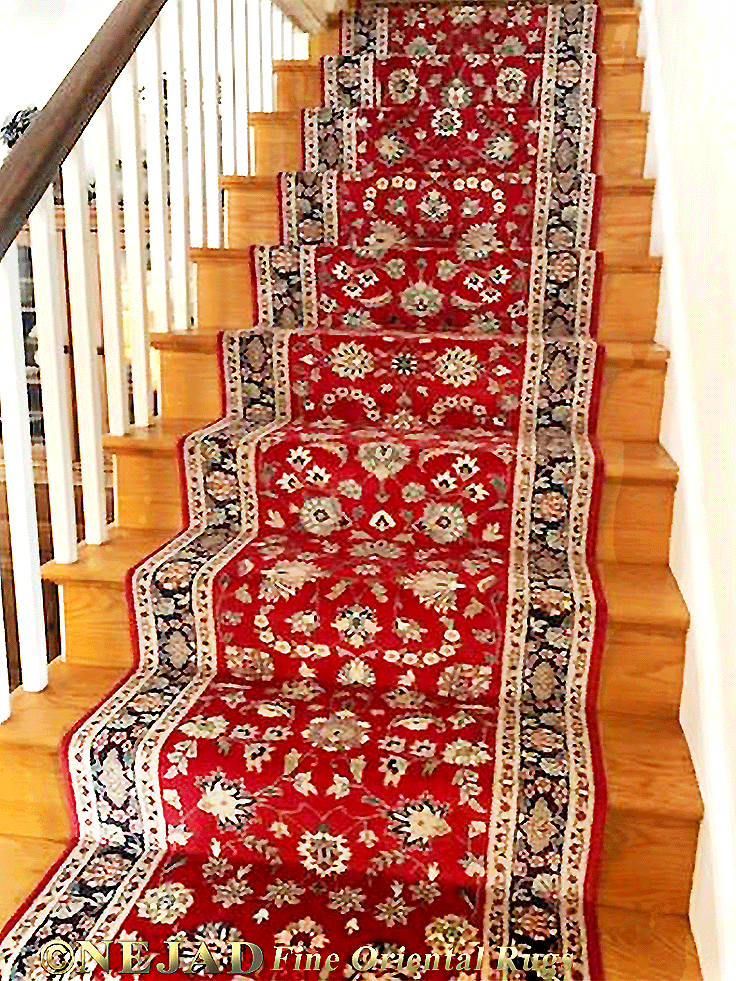 Nejad Stair Runner in Delaware County estate home