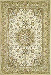 SP011 Sino Tufted Tabriz w/ Medallion - Ivory / Beige