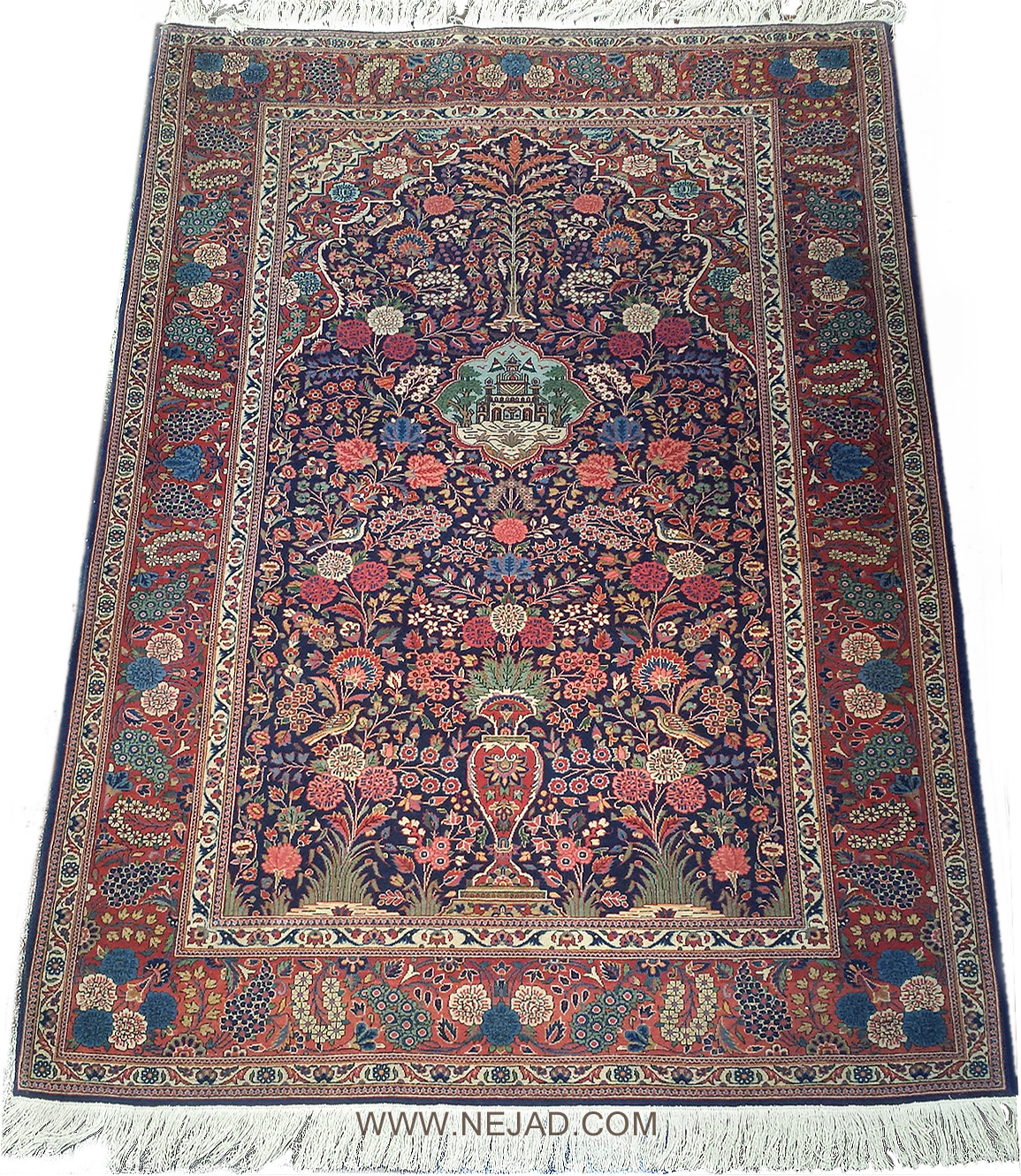 Antique Persian Kashan Rug - Nejad Rugs #987486
