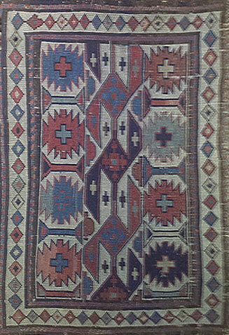 Antique Shahsavan Rug Circa 1890