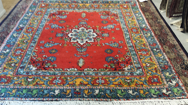 Another expert rug repair by Nejad Rugs of Doylestown.