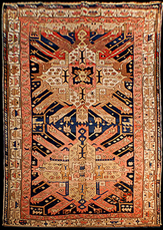 Nejad #23912 Antique Caucasian Kazak rug