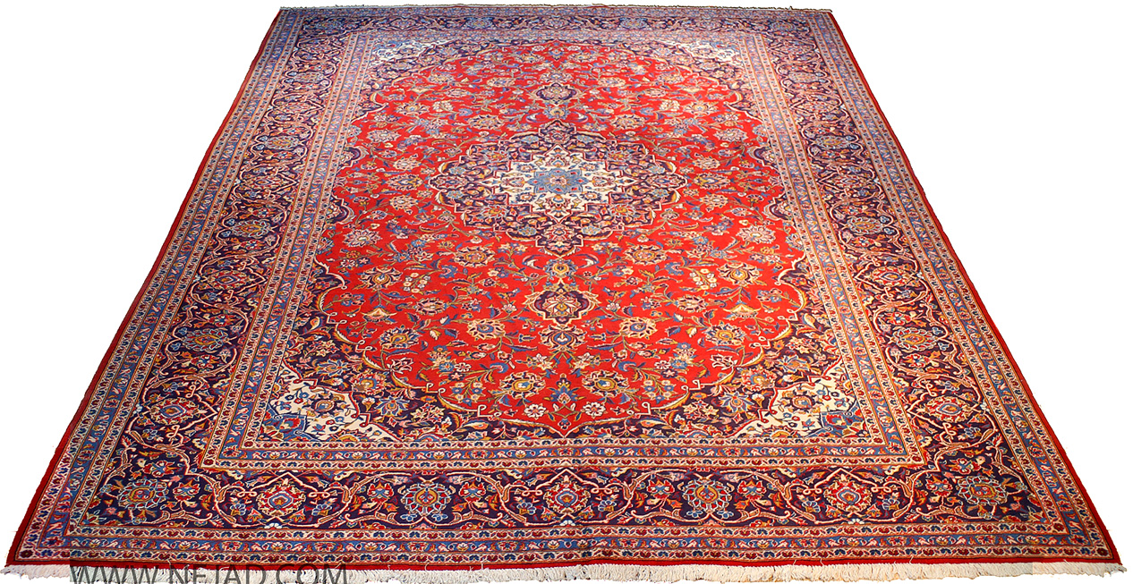 Antique Persian Kashan Rug - Nejad Rugs #3982