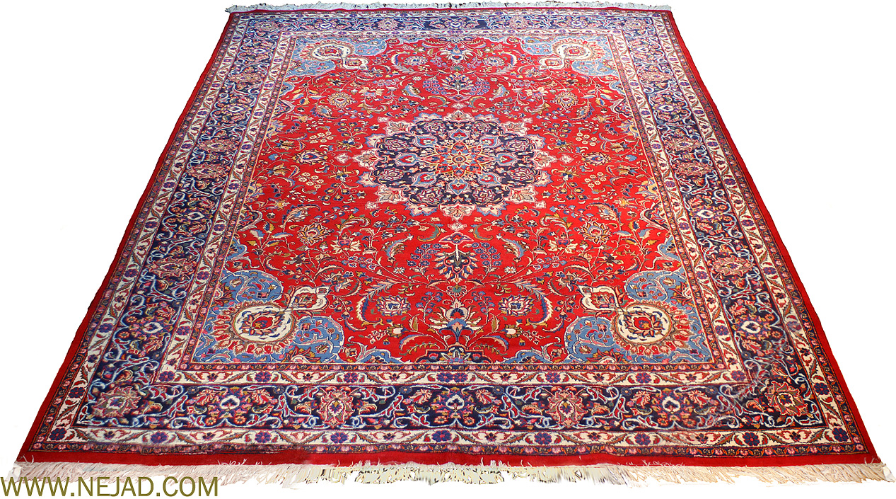 Antique Persian Mashhad Rug - Nejad Rugs #6319