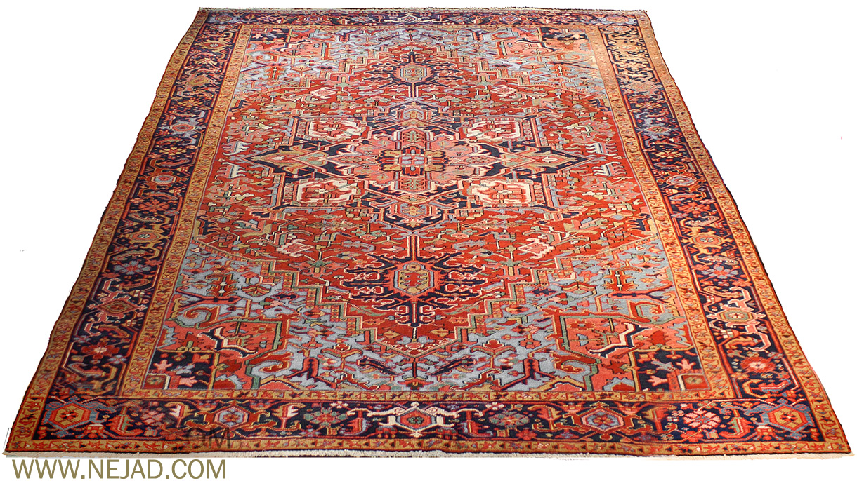 Antique Persian Heriz Rug - Nejad Rugs #90331