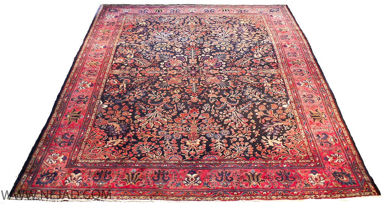 Antique Persian Sarouk Rug - Nejad Rugs #987588