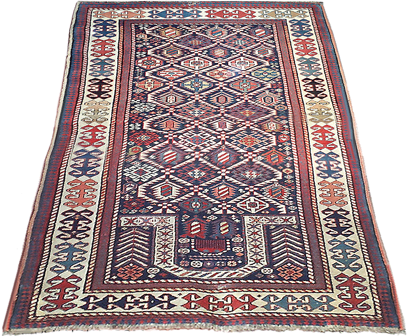 Caucasian 5' 4 x 3' 8 Antique Caucasian Shirvan at Persian Gallery New  York - Antique Decorative Carpets & Period Tapestries