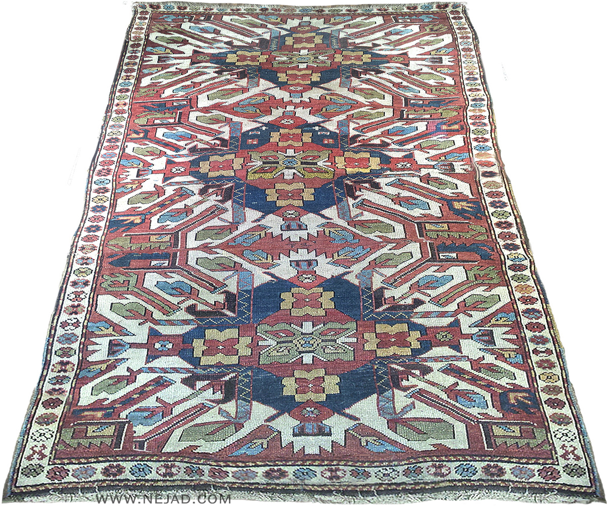 Antique Caucasian Kazak Rug - Nejad Rugs #161716