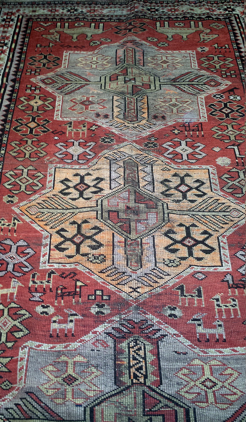 Antique Akstafa Transcaucasus Rug