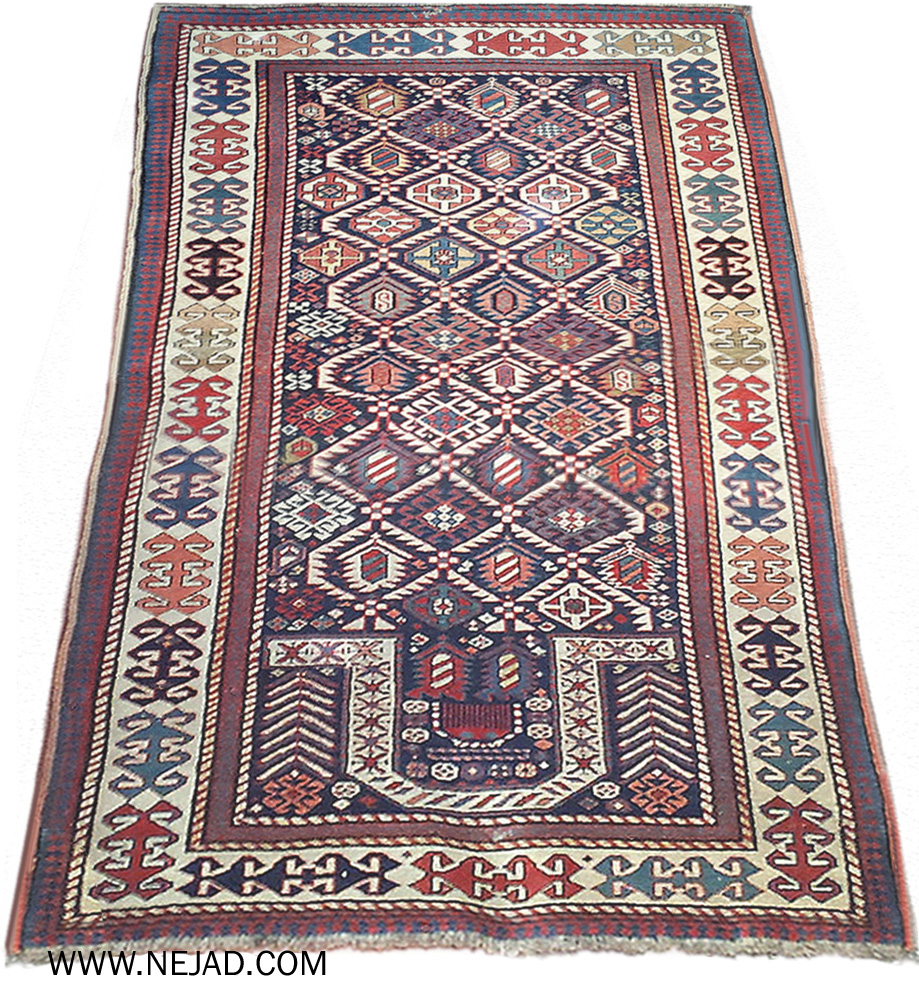 Antique Caucasian Shirvan Rug - Nejad Rugs #987432