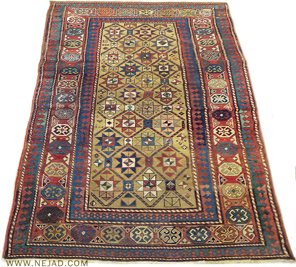 Antique Caucasian Dagestan Rug - Nejad Rugs