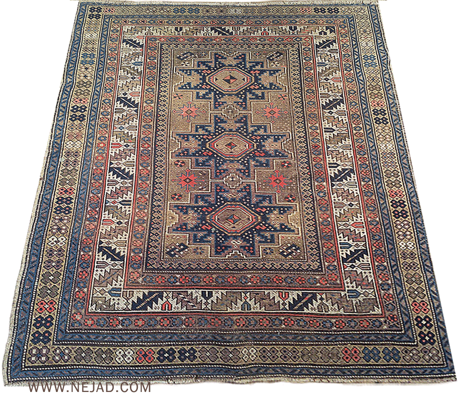 Antique Caucasian Kazak Rug - Nejad Rugs #23912