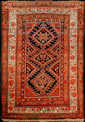 Nejad #23843 Antique Persian Kurdish Rug