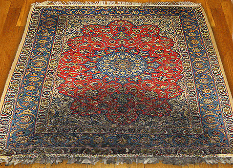 smoke damaged oriental rug