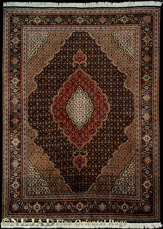 Genuine Fine Persian Mahi Tabriz Rug, 4×6 Rug