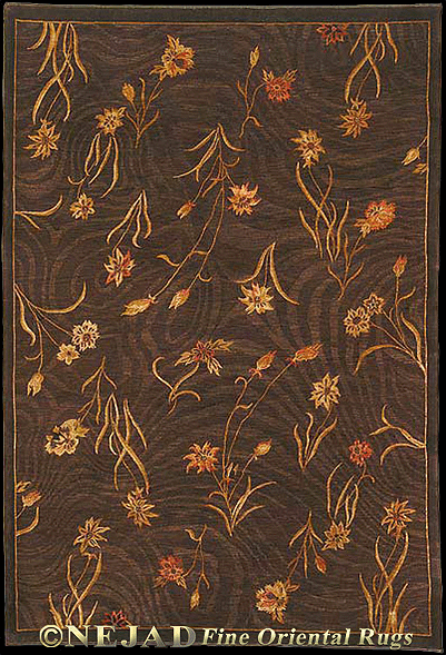 Garden Flowers rug designed by artist and textile designer Theresa Nejad