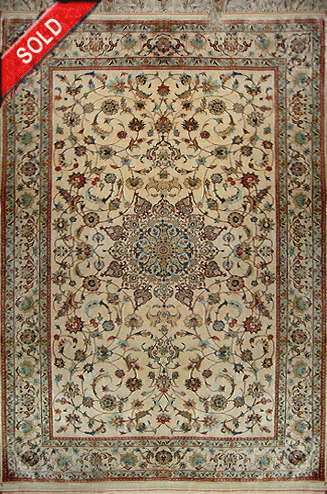 Nejad #23652 Semi-Antique Persian Ghoum Circa 1940