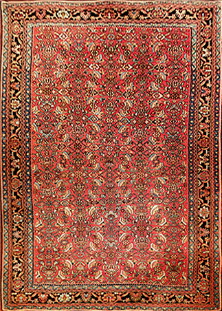 Nejad #22310 Semi-Antique Persian Bidjar Gul-Farang C. 1970