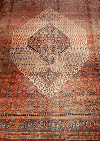 Nejad Antique Persian Bidjar Rug Circa 1870