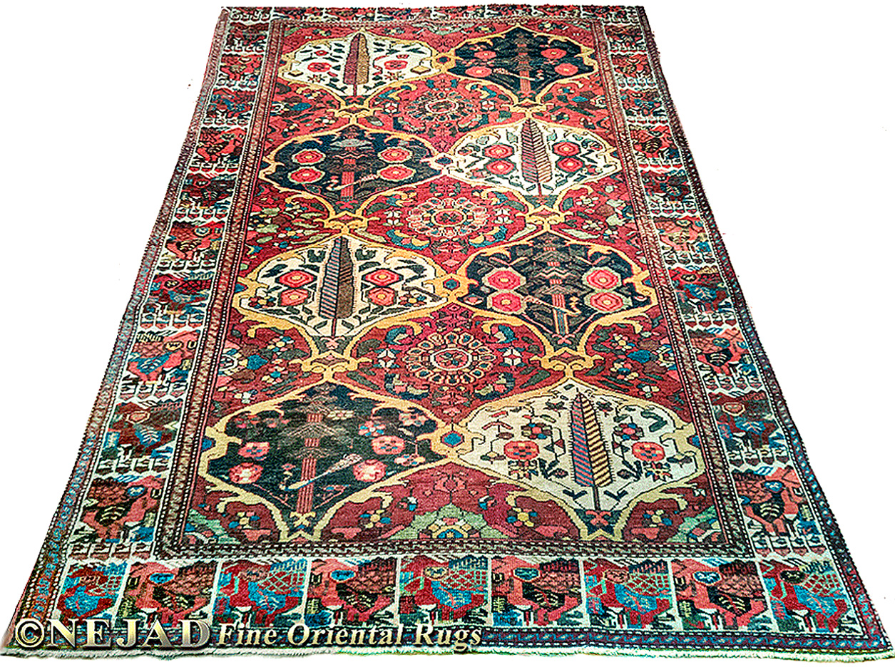 Antique Persian Bakhtiari Rug - Nejad Rugs #98728