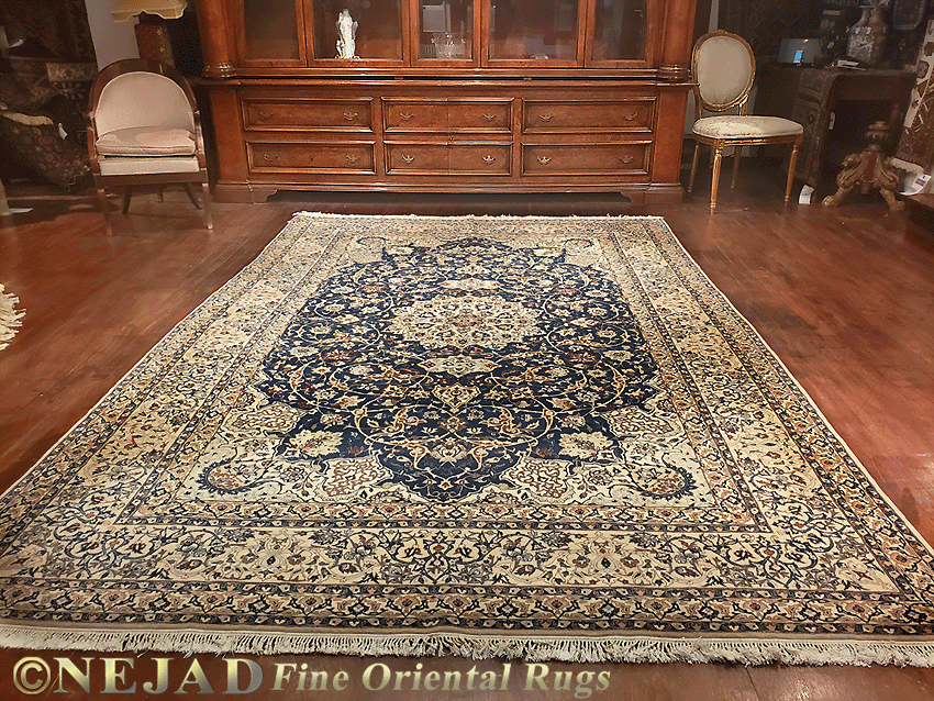 About Persian Nain Rugs Antique, 8 215 10 Area Rugs