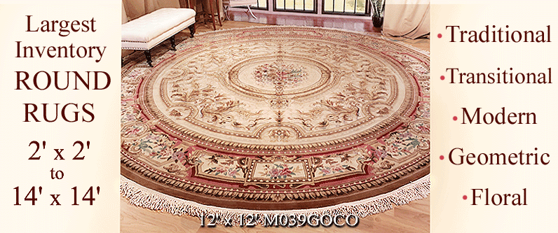 Round Persian Handmade Wool Rug Carpet Runner,Oriental Home Floor Decor Area 
