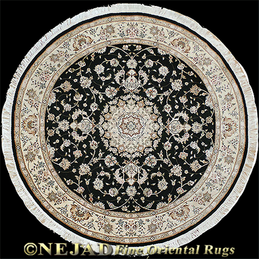 Silk & Wool round rug