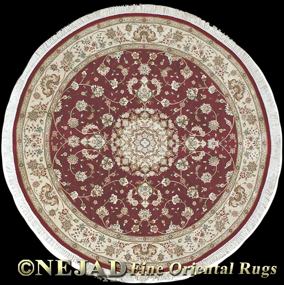 Silk & Wool round rug