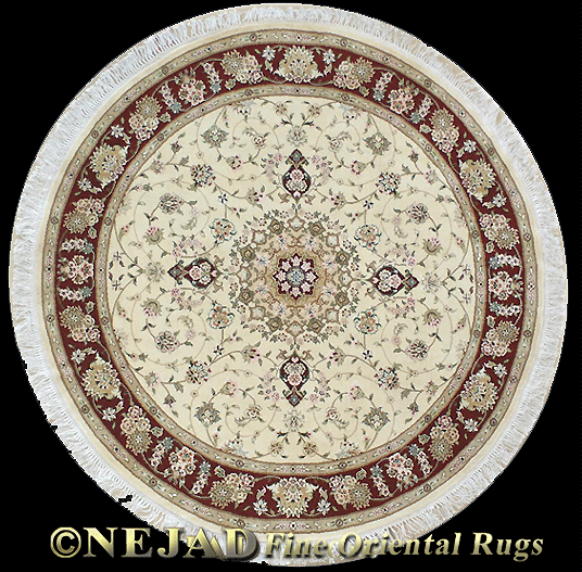 Silk & Wool round rug