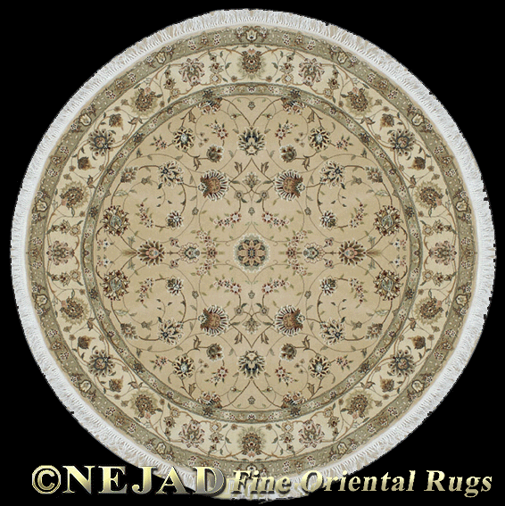 Silk & Wool round rug