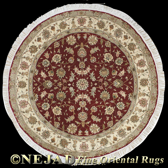 Silk & Wool round rug