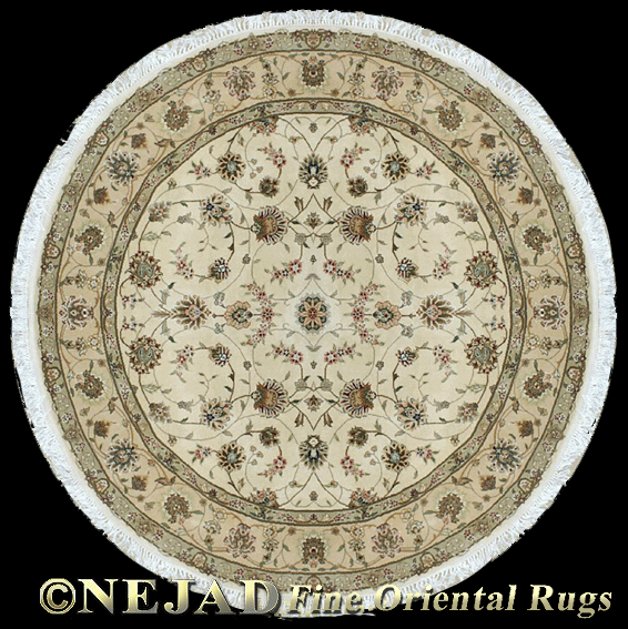 Silk & Wool round rug