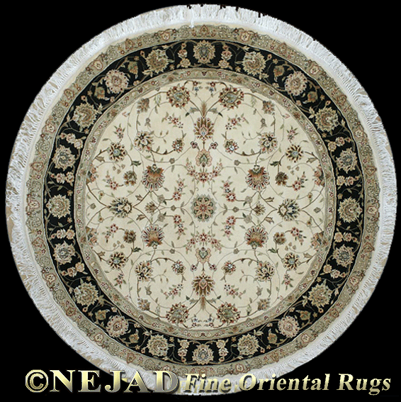 Silk & Wool round rug