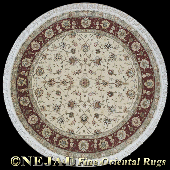 Silk & Wool round rug