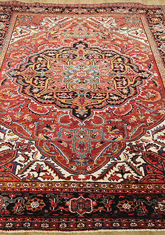 Antique Persian Heriz Rug