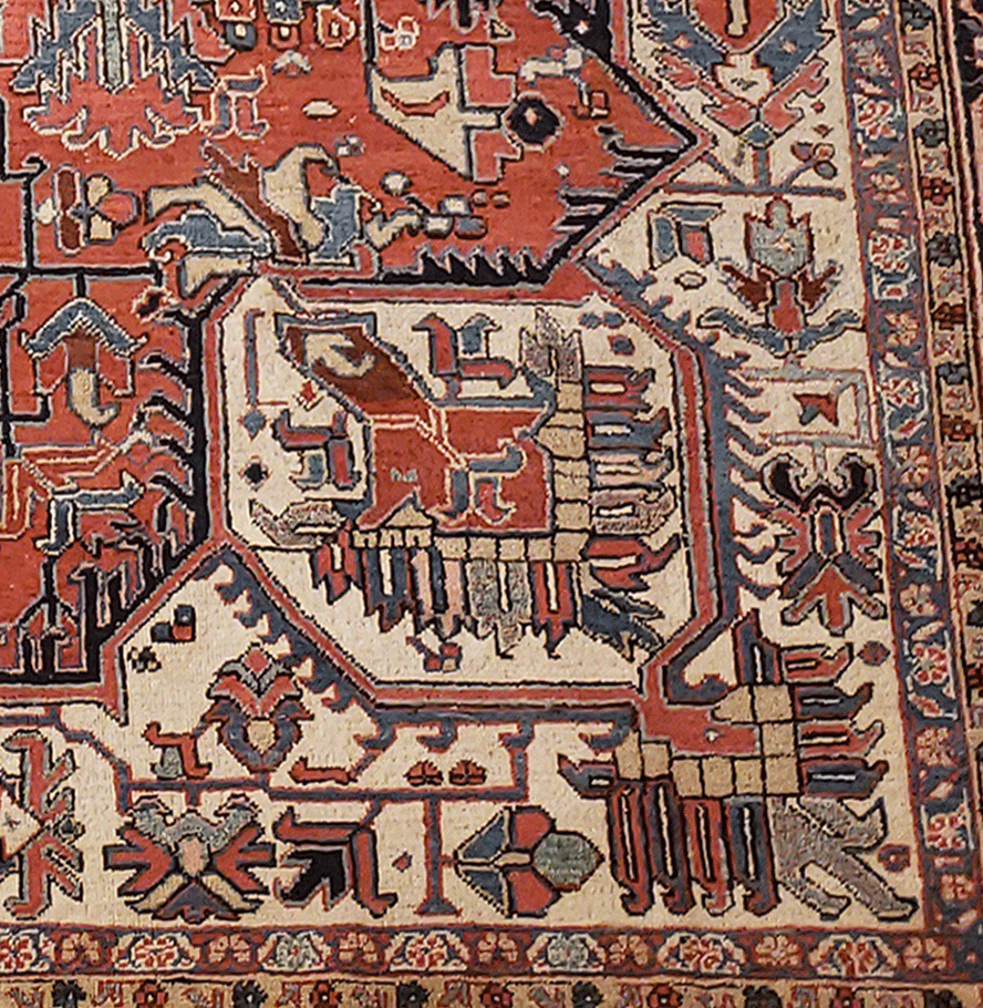 Nejad #988051 Antique Persian Heriz Rug